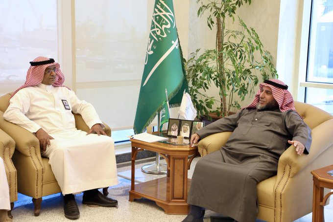 زيارة أمين عام غرفة ينبع للمدير العام التنفيذي لميناء ينبع التجاري